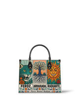 "Feroz. Arraigada. Radiante" ver.3 Leather Handbag