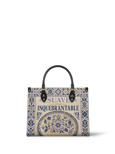 "Suave pero inquebrantable" ver.4 Leather Handbag