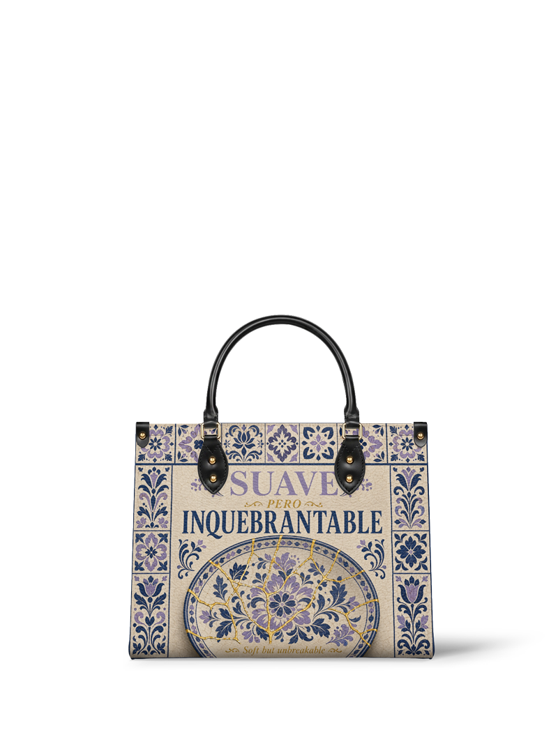 "Suave pero inquebrantable" ver.4 Leather Handbag