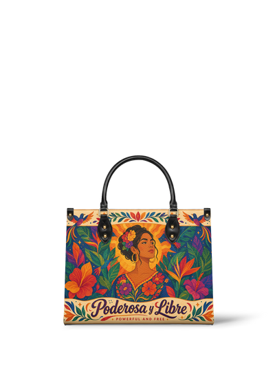 "Poderosa y Libre" ver.2 Leather Handbag