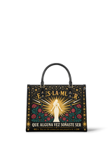 "Eres la mujer que alguna vez soñaste ser" ver.9 Leather Handbag