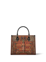"Usa tus raíces con orgullo" ver.1 Leather Handbag