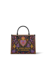 "Mi amor propio es sagrado" ver.4 Leather Handbag