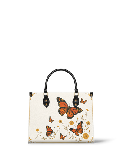 "PAPALOTL" Leather Handbag
