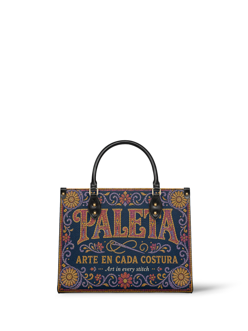 "La Paleta — Arte en cada costura" ver.3 Leather Handbag