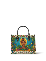 "Soy suficiente, tal y como soy" ver.11 Leather Handbag