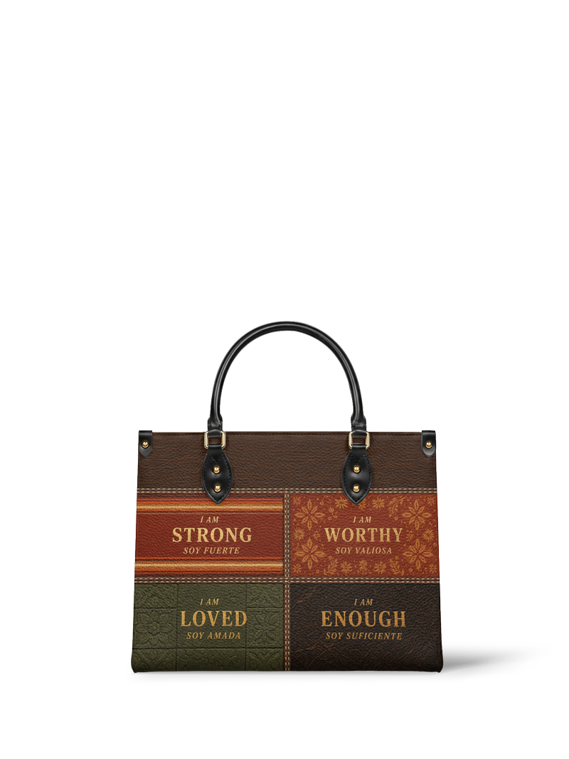 "BILINGÜE" ver.3 Leather Handbag
