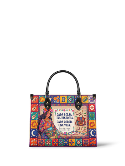 "Cada bolsa, una historia" ver.2 Leather Handbag