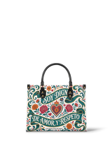 "Soy digna de amor y respeto" ver.3 Leather Handbag