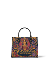 "Me merezco todo lo bueno" ver.2 Leather Handbag