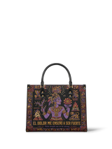 "El dolor me enseñó a ser fuerte" ver.4 Leather Handbag
