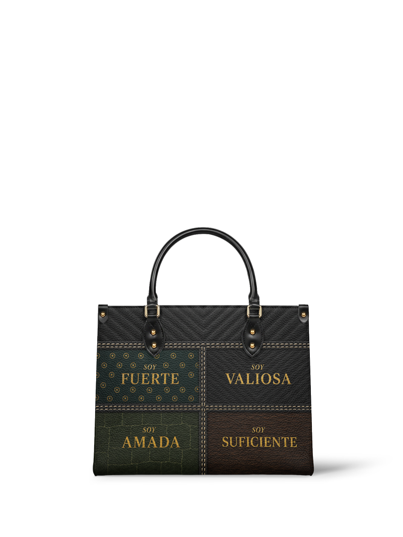 "LAS CUATRO VERDADES" ver.2 Leather Handbag