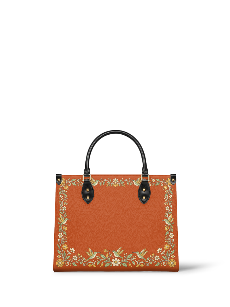 "HUITZILIN" Leather Handbag