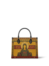 "Eres la mujer que alguna vez soñaste ser" ver.6 Leather Handbag