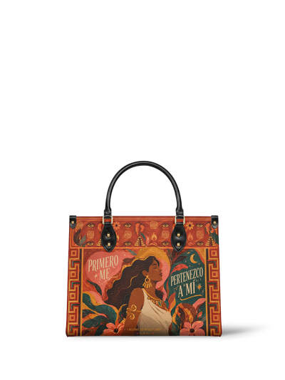 "Primero me pertenezco a mí" ver.2 Leather Handbag