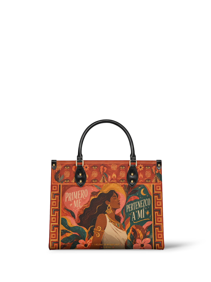 "Primero me pertenezco a mí" ver.2 Leather Handbag
