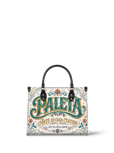 "La Paleta — Arte en cada costura" ver.2 Leather Handbag