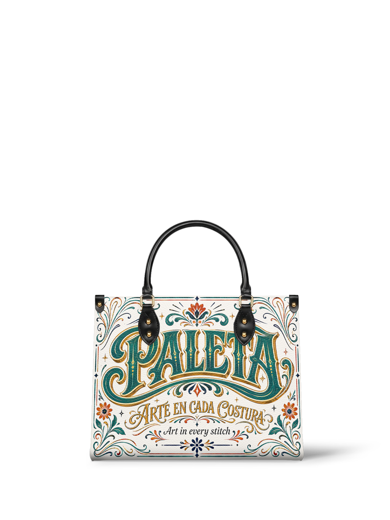 "La Paleta — Arte en cada costura" ver.2 Leather Handbag
