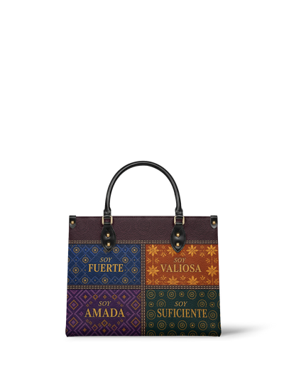 "LAS CUATRO VERDADES" ver.1 Leather Handbag