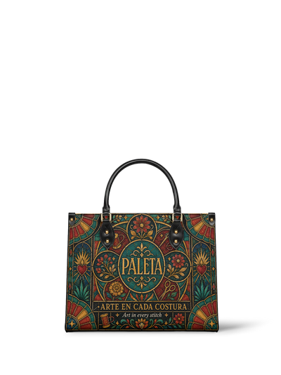 "La Paleta — Arte en cada costura" ver.5 Leather Handbag