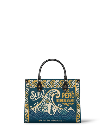 "Suave pero inquebrantable" ver.3 Leather Handbag