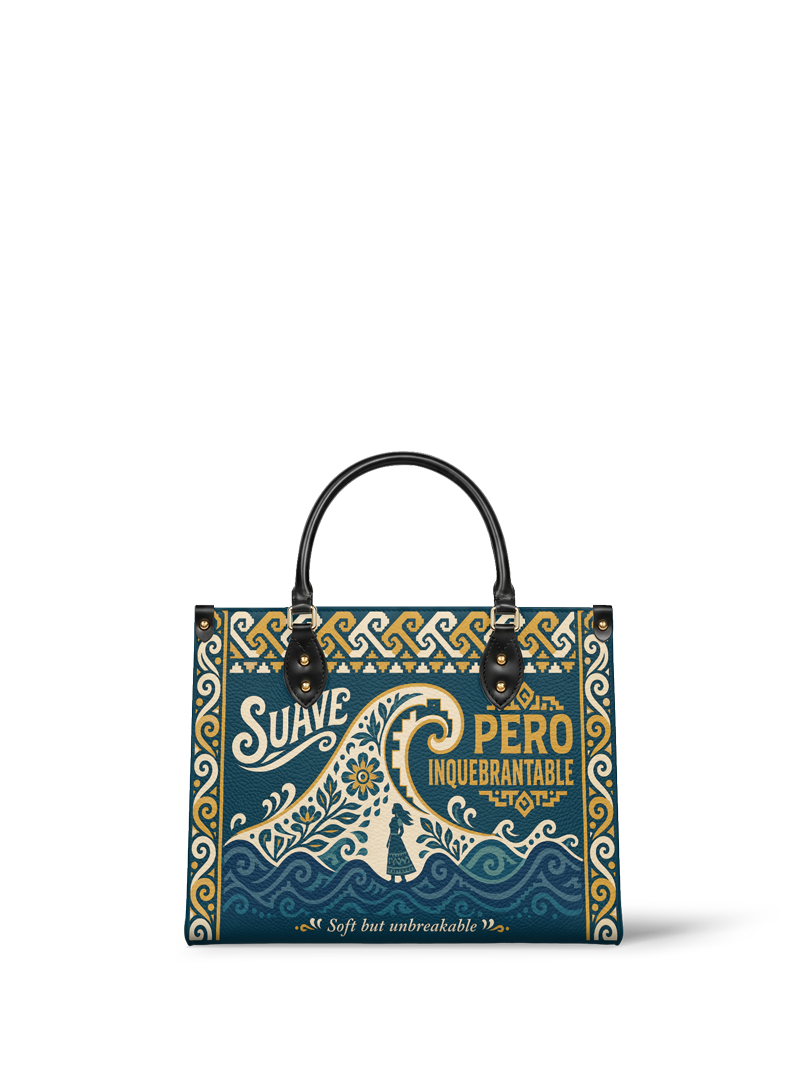 "Suave pero inquebrantable" ver.3 Leather Handbag
