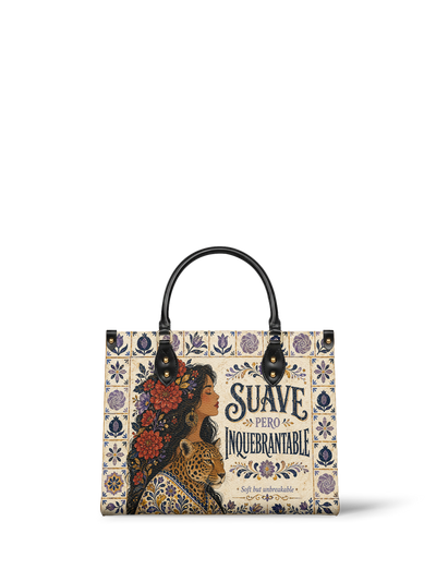 "Suave pero inquebrantable" ver.8 Leather Handbag