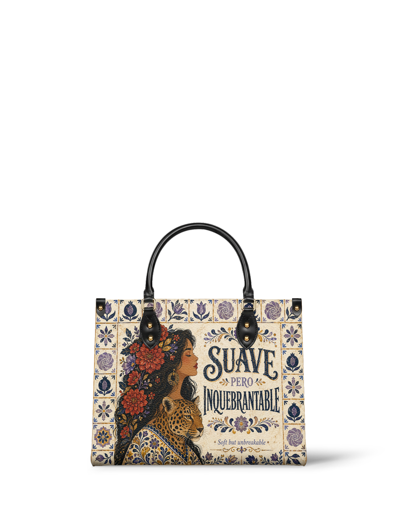 "Suave pero inquebrantable" ver.8 Leather Handbag