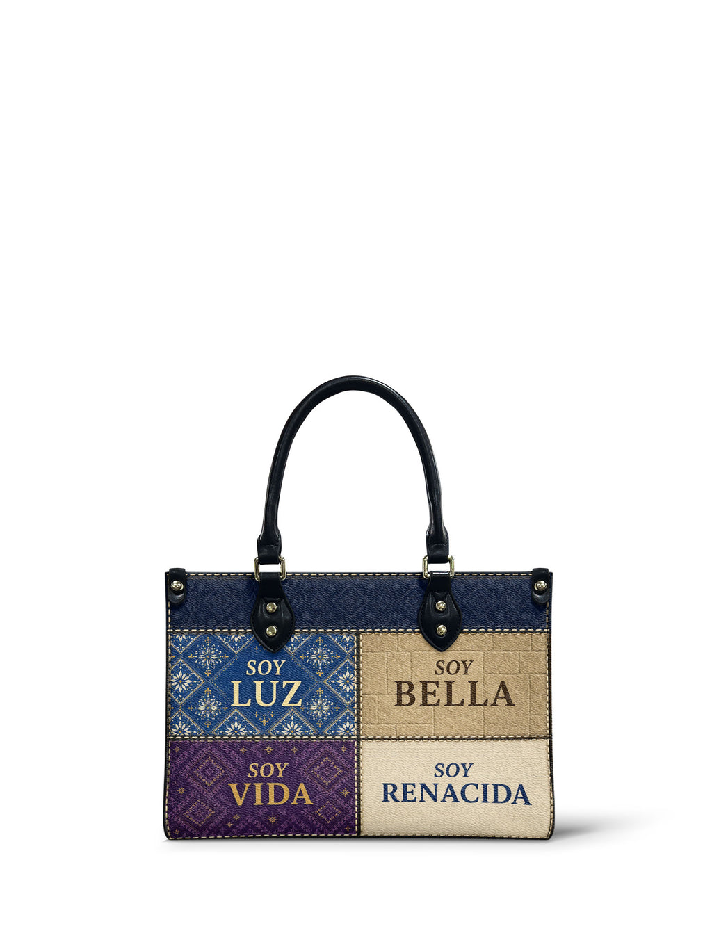 "LA LUMINOSA" ver.3 Small Leather Handbag - side view | Paleta Bags