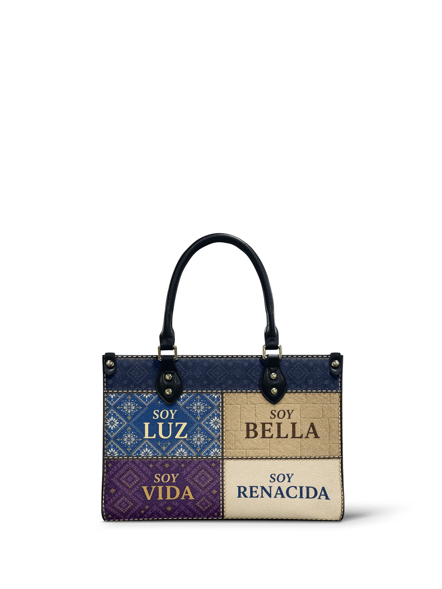 "LA LUMINOSA" ver.3 Small Leather Handbag - side view | Paleta Bags