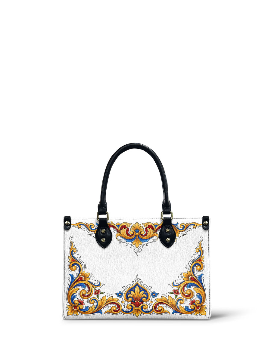 "IXTAC" Small Leather Handbag