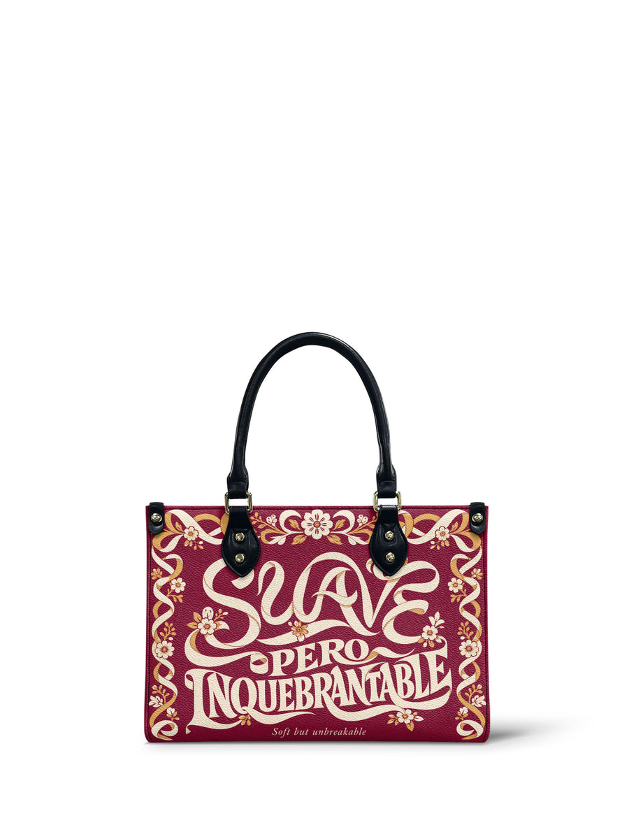 "Suave pero inquebrantable" ver.1 Small Leather Handbag