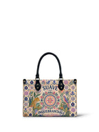 "Suave pero inquebrantable" ver.10 Small Leather Handbag - front view | Paleta Bags