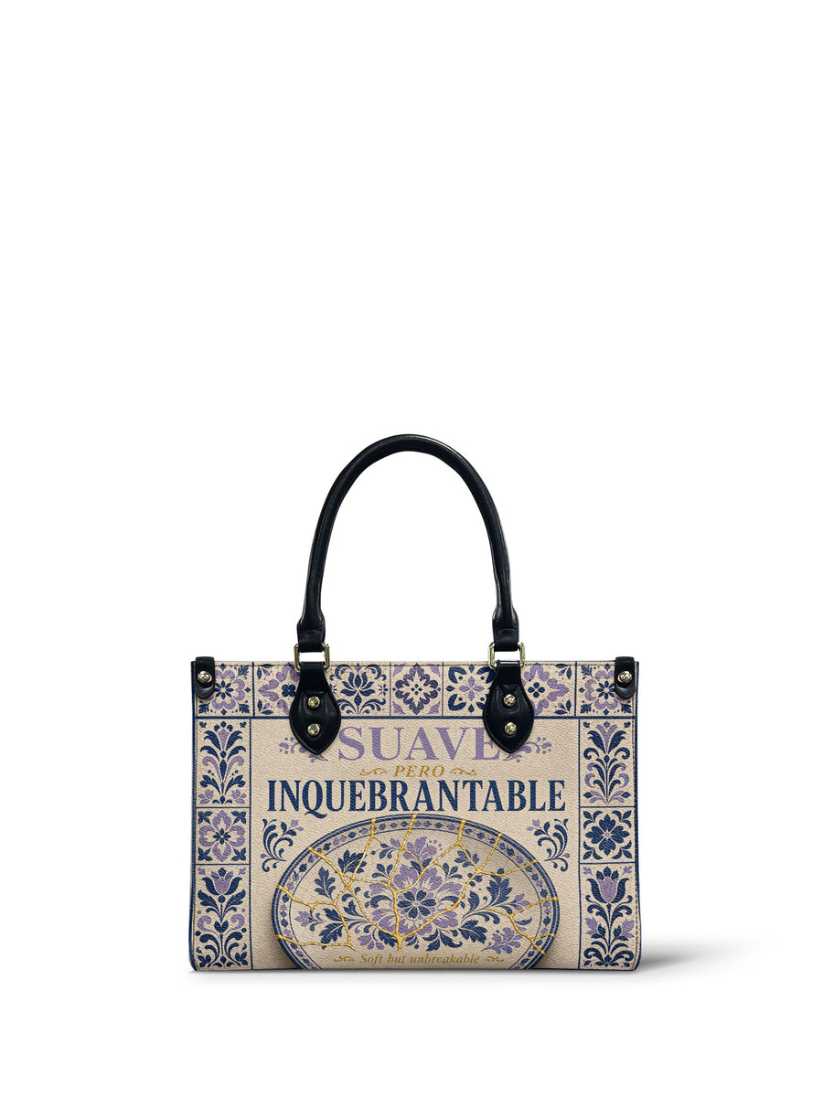 "Suave pero inquebrantable" ver.4 Small Leather Handbag