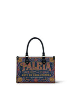 "La Paleta — Arte en cada costura" ver.3 Small Leather Handbag - Paleta Bags front view