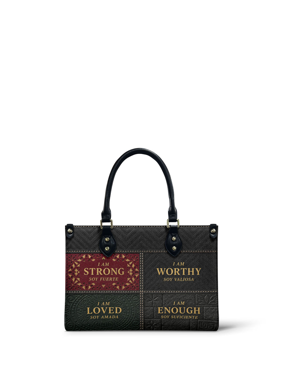 "BILINGÜE" ver.2 Small Leather Handbag