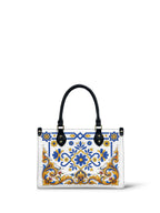 "TONATIUH" Small Leather Handbag - front view | Paleta Bags