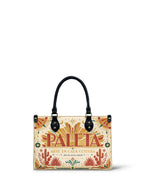 "La Paleta — Arte en cada costura" ver.4 Small Leather Handbag - front view | Paleta Bags