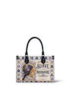 "Suave pero inquebrantable" ver.7 Small Leather Handbag - front view | Paleta Bags