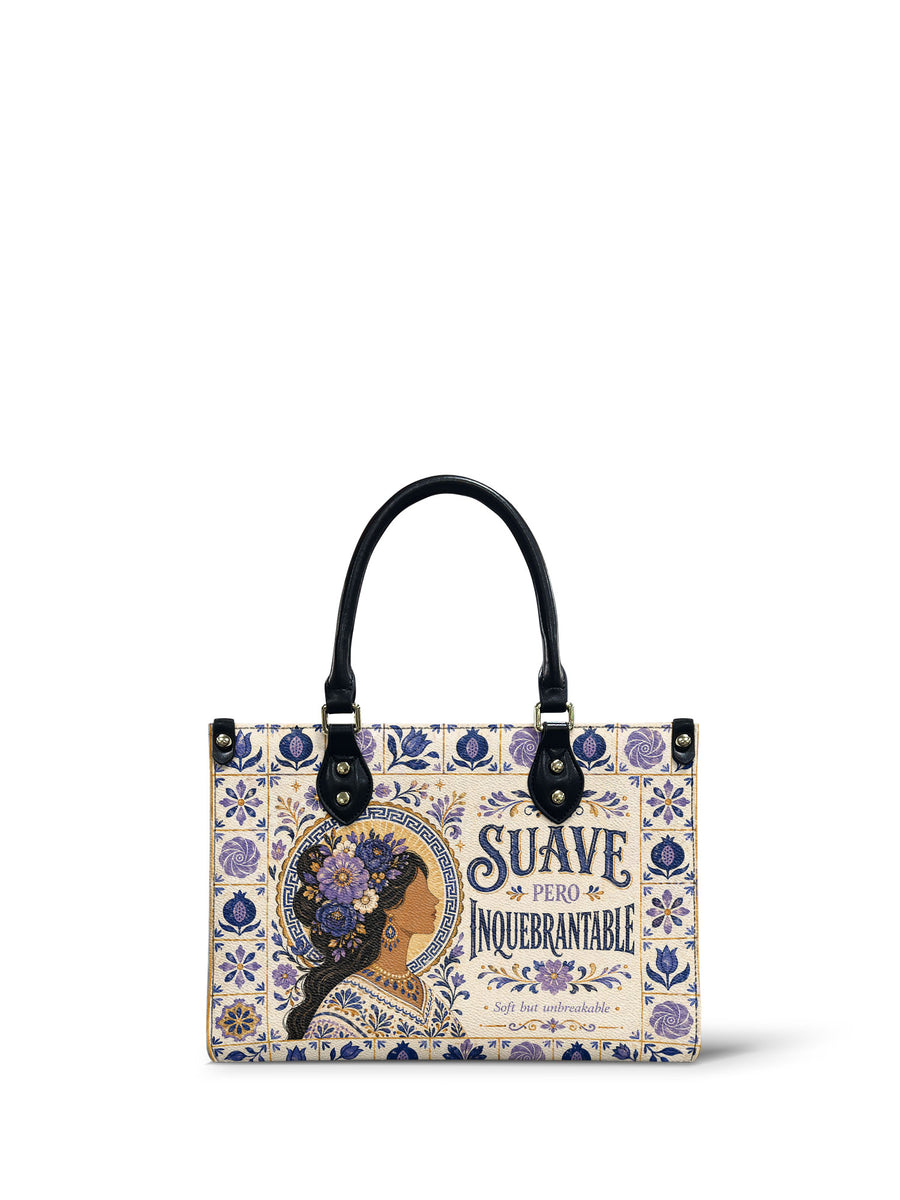 "Suave pero inquebrantable" ver.7 Small Leather Handbag