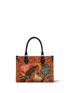 "Primero me pertenezco a mí" ver.2 Small Leather Handbag - front view | Paleta Bags