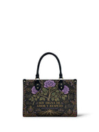 "Otomi Wild Embroidery" ver.4 Small Leather Handbag - front view | Paleta Bags