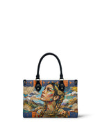 "Vuelo Alto" ver.4 Small Leather Handbag - front view | Paleta Bags