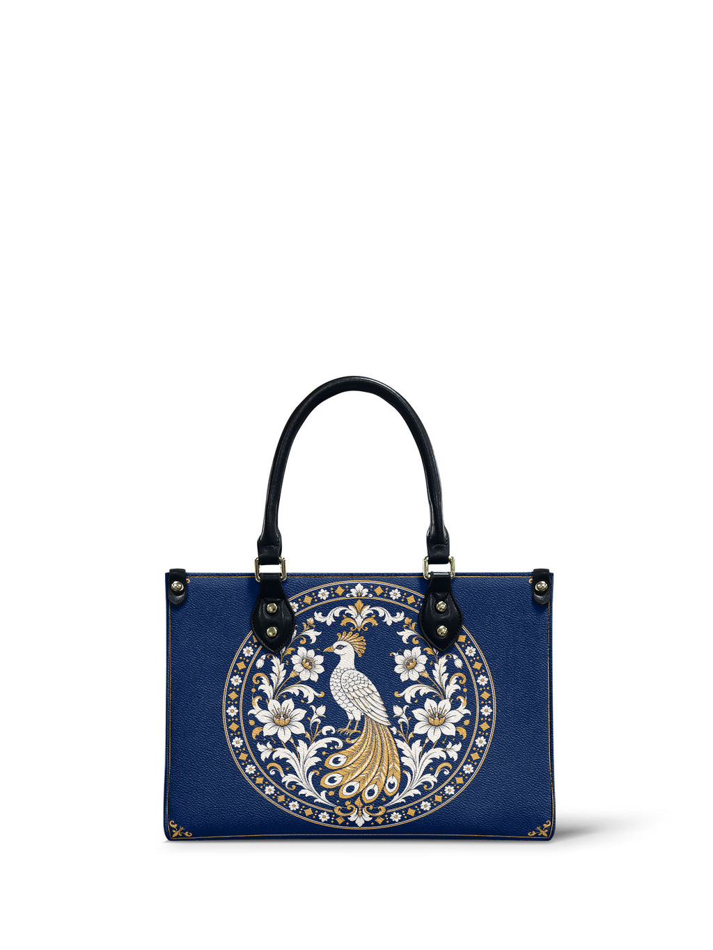 "QUETZALÍ" Small Leather Handbag - front view | Paleta Bags