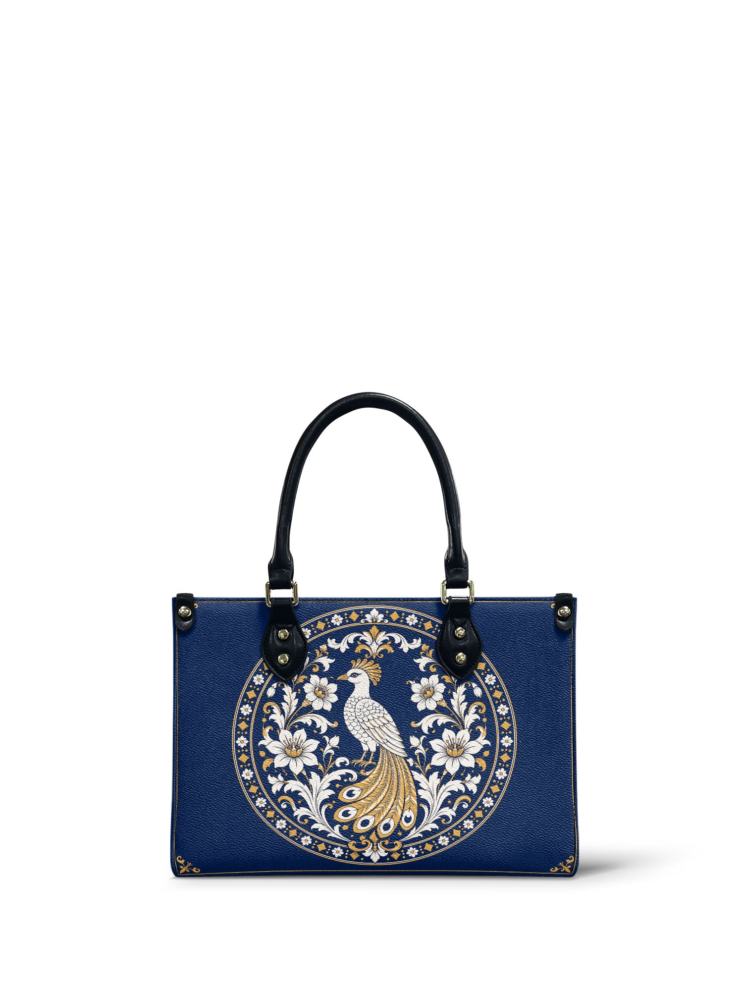 "QUETZALÍ" Small Leather Handbag - front view | Paleta Bags