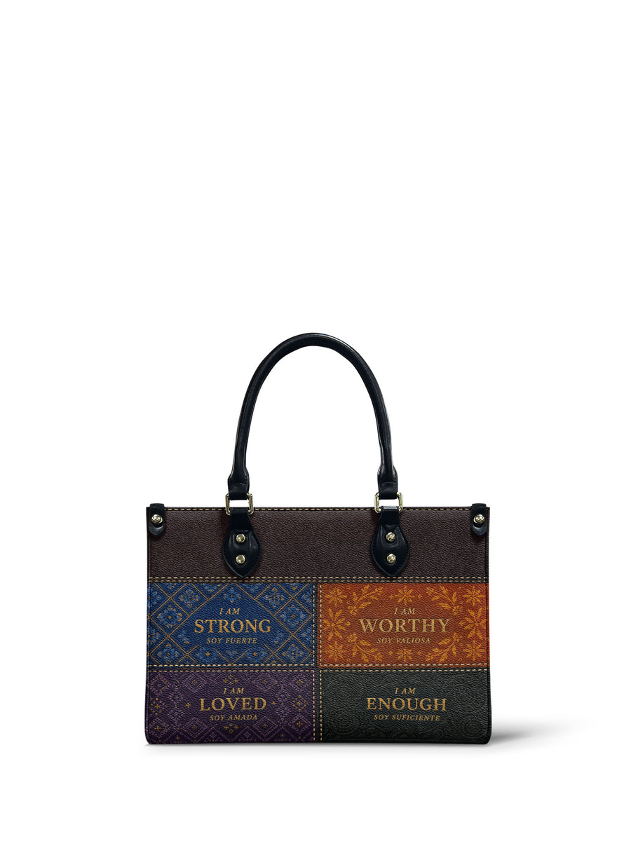"BILINGÜE" ver.1 Small Leather Handbag