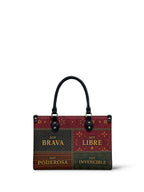 "LA GUERRERA" ver.1 Small Leather Handbag - front view | Paleta Bags