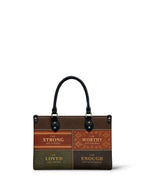 "BILINGÜE" ver.3 Small Leather Handbag - front view | Paleta Bags