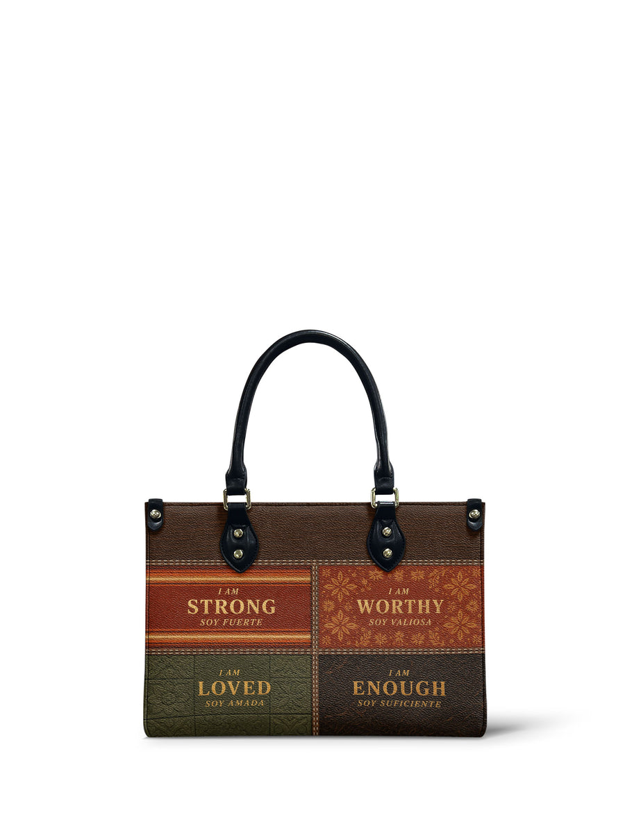 "BILINGÜE" ver.3 Small Leather Handbag
