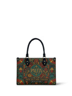 "La Paleta — Arte en cada costura" ver.5 Small Leather Handbag - front view | Paleta Bags